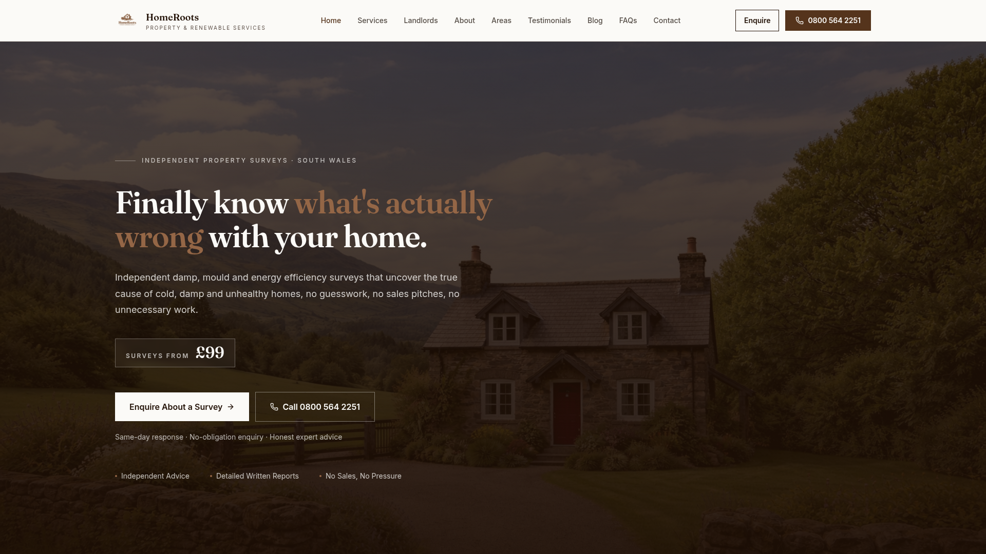 HomeRoots website project